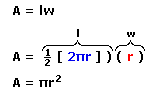 Area of a Circle Formula