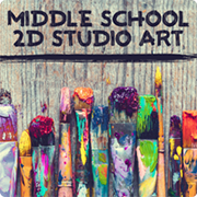 Middle School 2D Studio Art banner